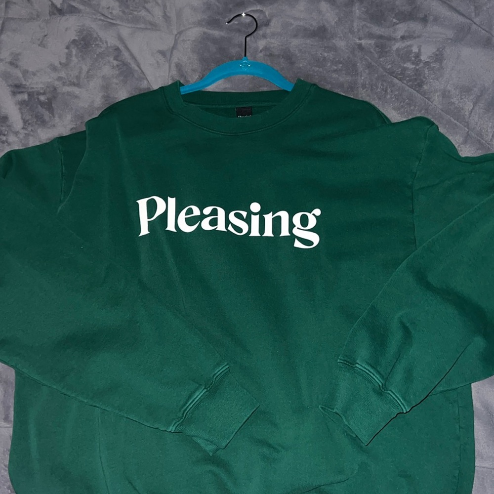 Harry Styles Pleasing Green Crewneck (somewhat like new!)